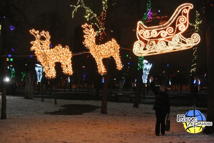 новогодний Днепр